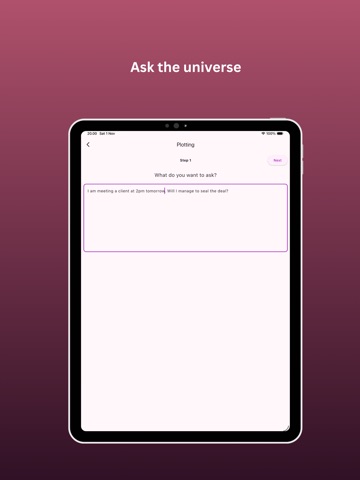 Plum Blossom Journal iPad screenshot