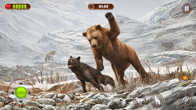 Wild Wolf War: Animal Games 3D Screenshot