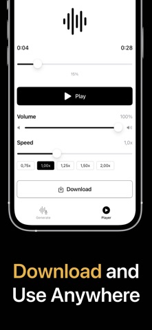 Text to Speech AI – VoiceText iPhone screenshot