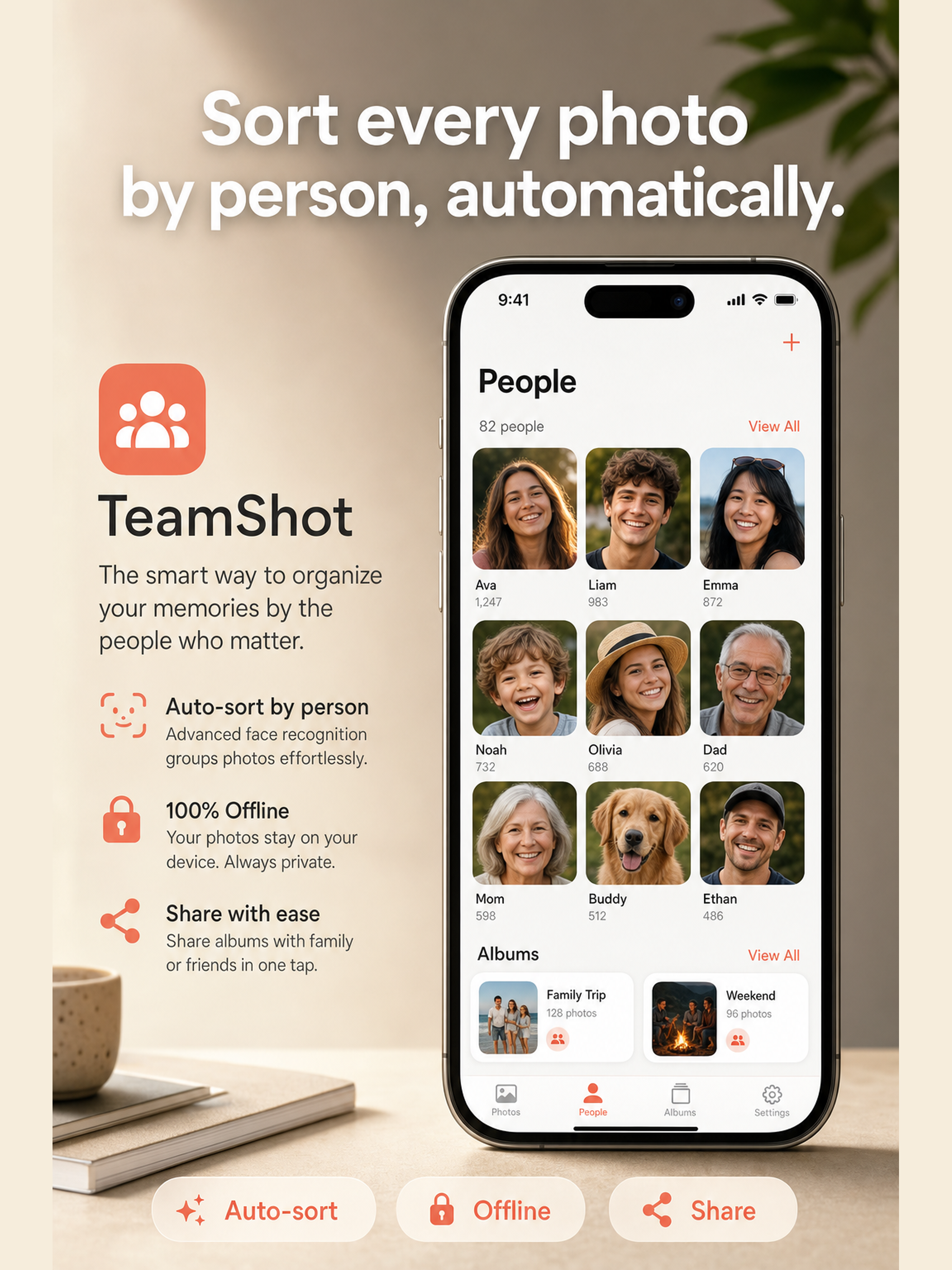 TeamShot｜人物ごとに写真を仕分け screenshot 3