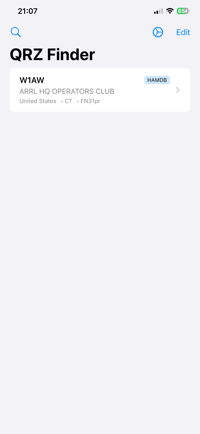 QRZ Finder