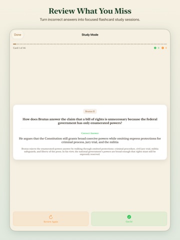 The Anti-Federalist Papers iPad screenshot