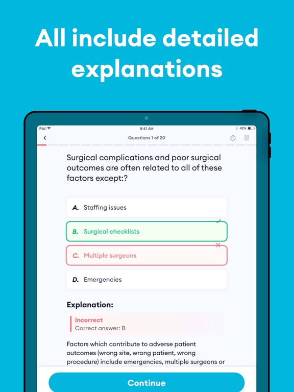 CNOR Test Prep 2026 iPad screenshot 2 - Education app