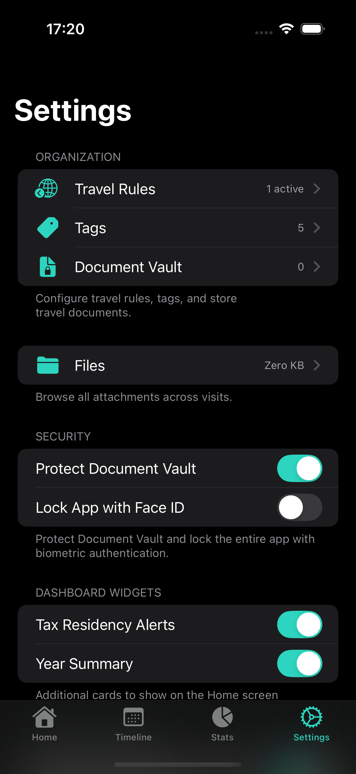 Daysabroad - Travel Tracker