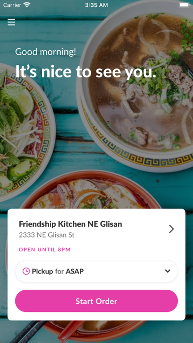 Friendship Kitchen iPhone screenshot 2 - Food & Drink app