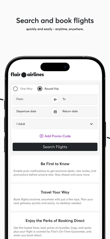 Flair Airlines screenshot 2 of 6