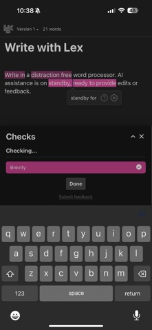 Lex Writer Screenshot 2 of 3