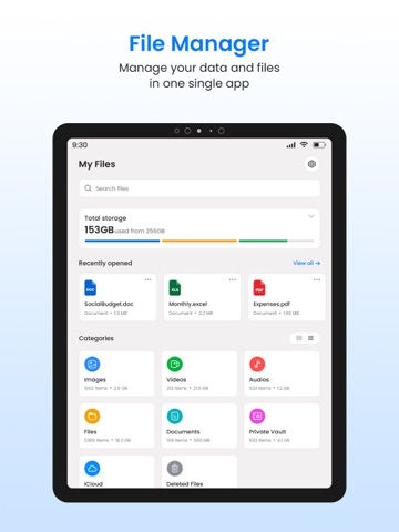 File Manager: Files & Vault ipad screenshot 2