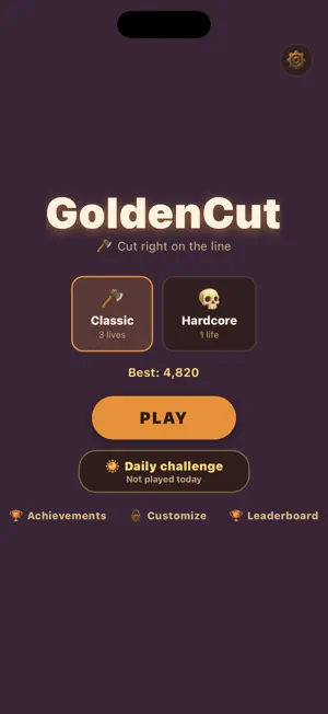 GoldenCut screenshot 2