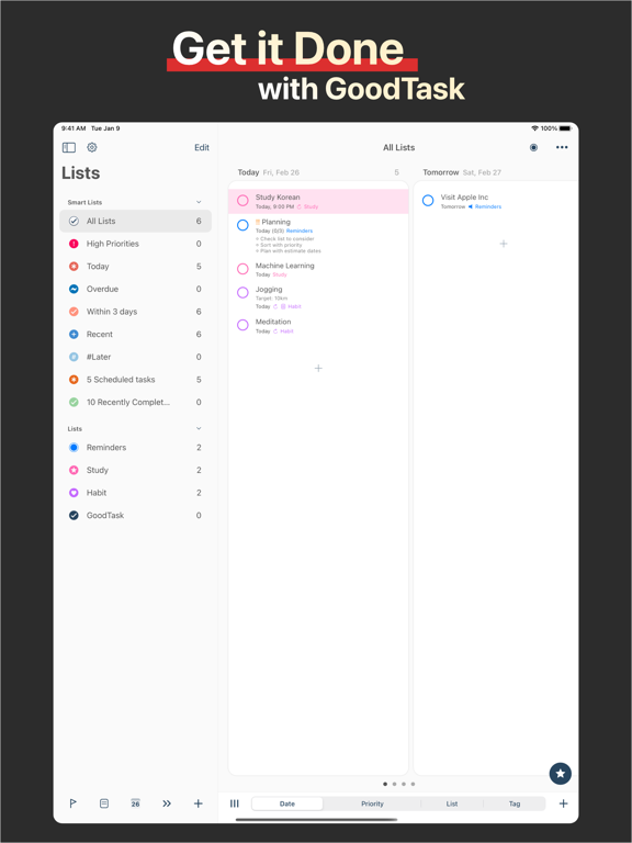Screenshot #4 pour Choses à faire - GoodTask