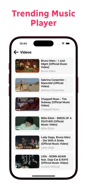 Tubidy FM Music & Video Player iPhone screenshot 3