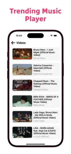 Tubidy FM Music & Video Player iPhone Ekran Görüntüsü 3