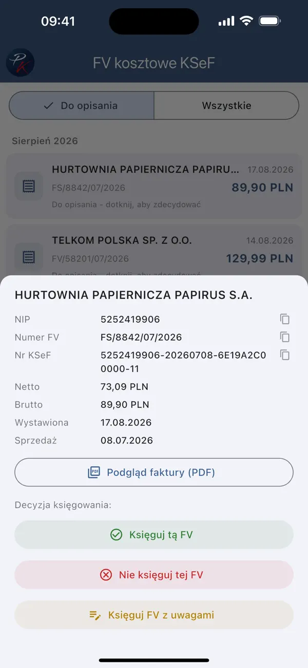Screenshot #3 pour PolskaKsiegowa