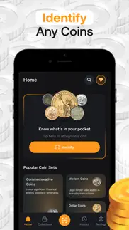 coin identifier: snap & scan iphone screenshot 1