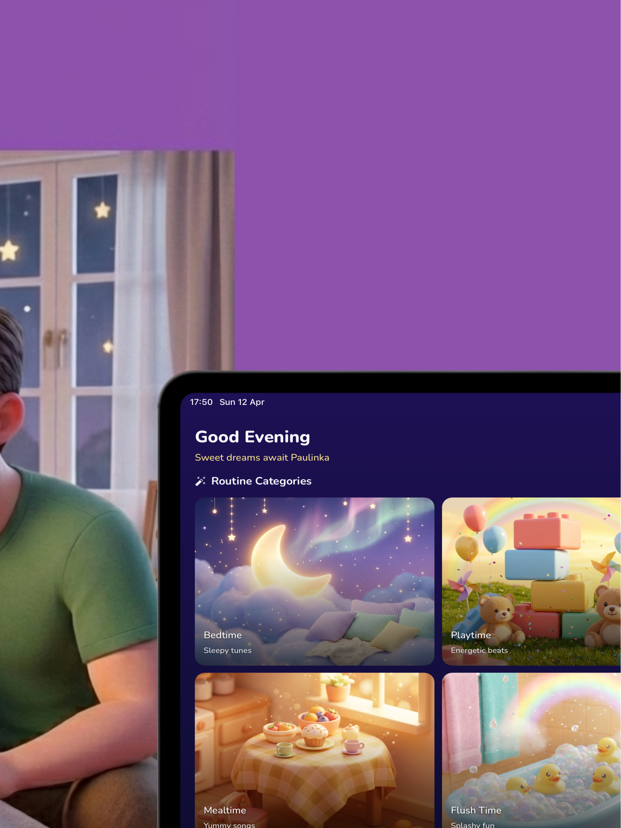 Calm Lullaby Cradle Soother AI