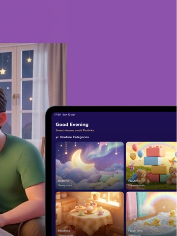 Lullaby Baby Sleep Music AI iPad screenshot