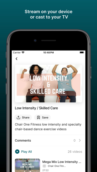 Chair One Fitness Workouts Screenshot