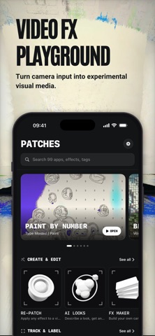 Patchd: Video FX Playground iPhone screenshot