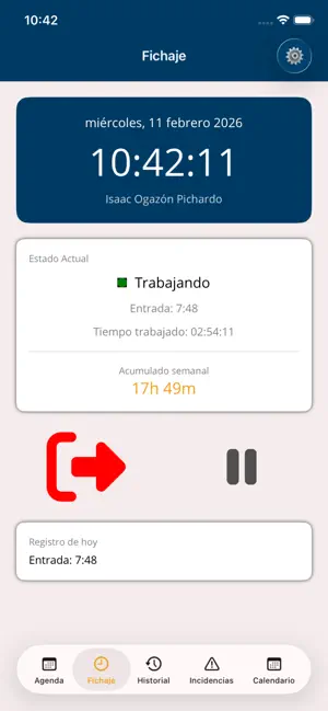 ControlHorarioApp screenshot 3