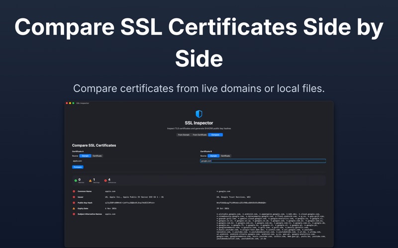 SSL Inspector screenshot