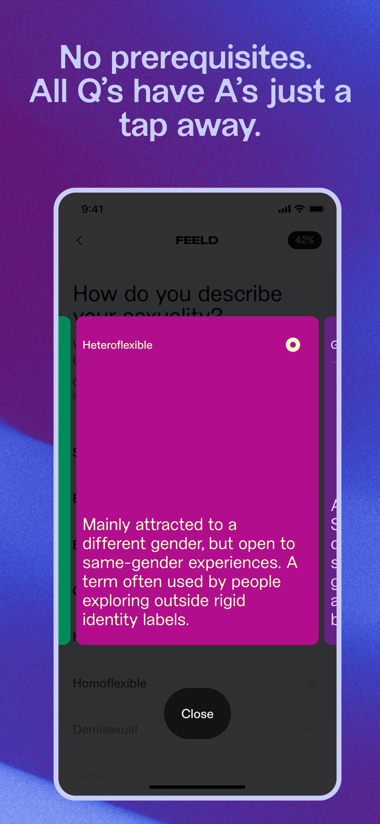 Feeld： Open-Minded Dating App 截图 9