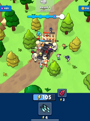 Wild Road Defense iPad screenshot