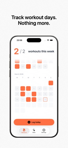 Marked - Workout tracker screenshot