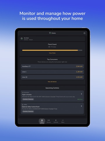 Lumin Energy iPad screenshot