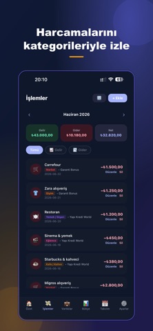 Cüzdan: Gelir Gider Takibi screenshot