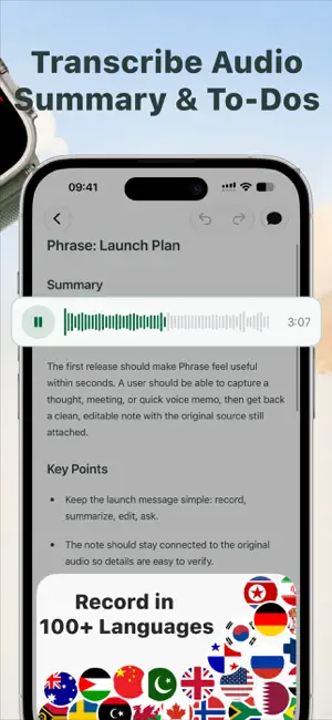 Phrase: AI Meeting Note Taker screenshot 2