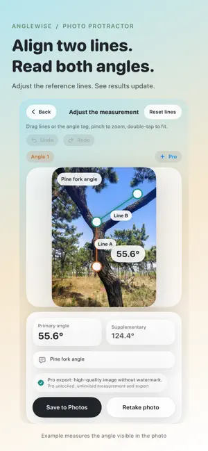 Photo Protractor AngleWise screenshot 2