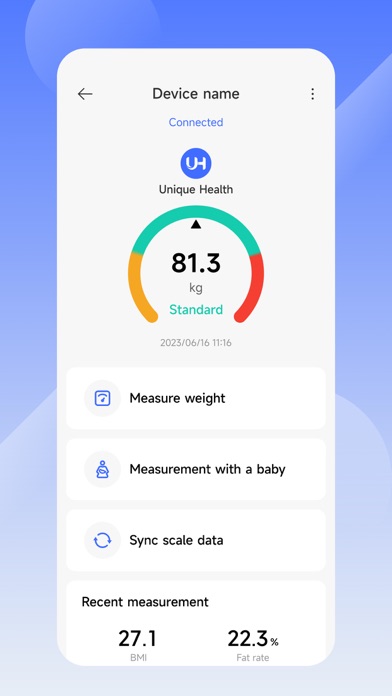 Unique Health Screenshot