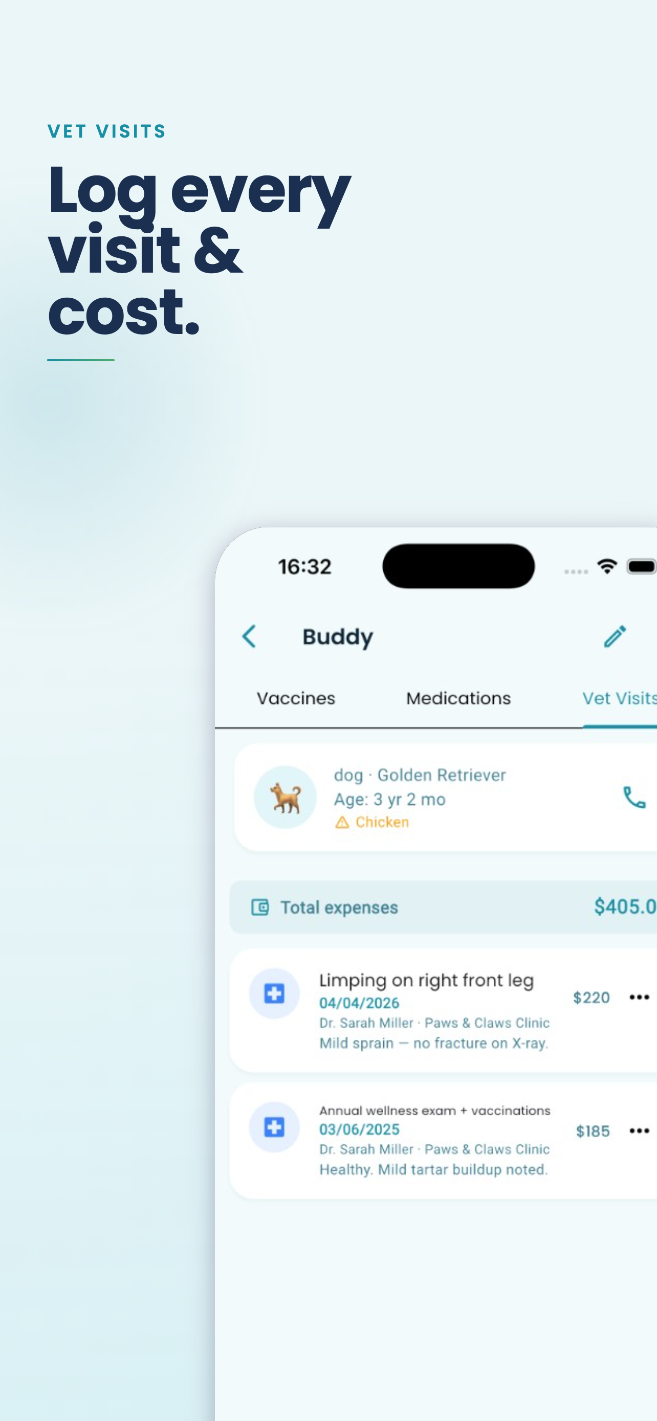 Pet Vaccination Tracker