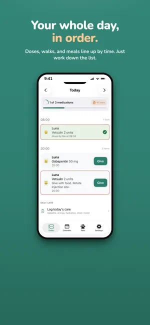 Remewdy: Pet Med Tracker screenshot 1