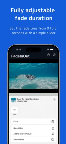 FadeInOut: Video Fade Editor screenshot