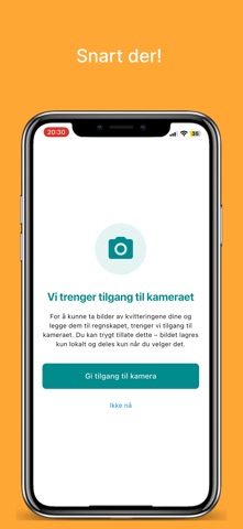 Kvitteringsvenn screenshot
