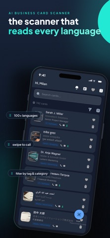 Cardenius - Business Card Scan screenshot
