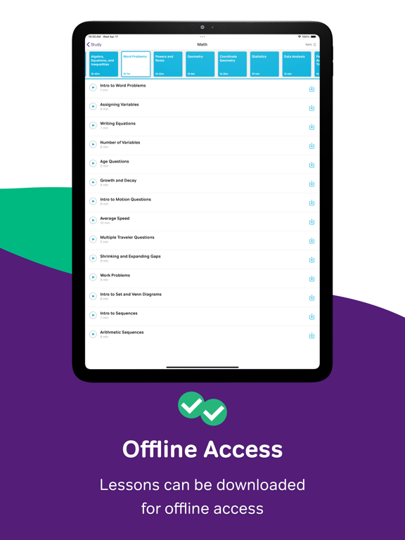SAT Prep & Practice by Magoosh iPad screenshot 6 - Education app