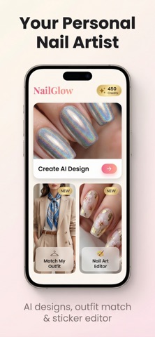 NailGlow - AI Nail Art Design screenshot