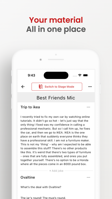 Jokebook - Stand Up Comedy Screenshot