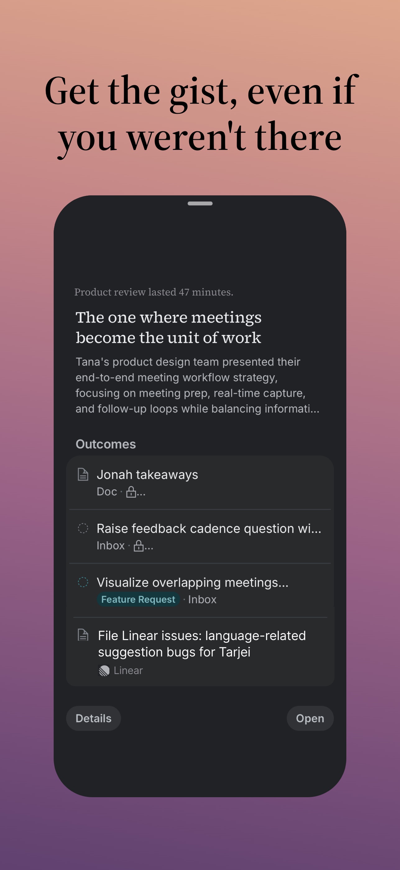 Screenshot 5 of Tana Meetings