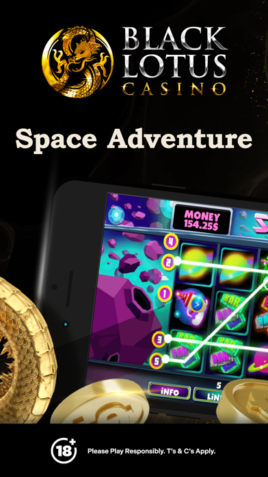 Black Lotus Fun Slots Screenshot