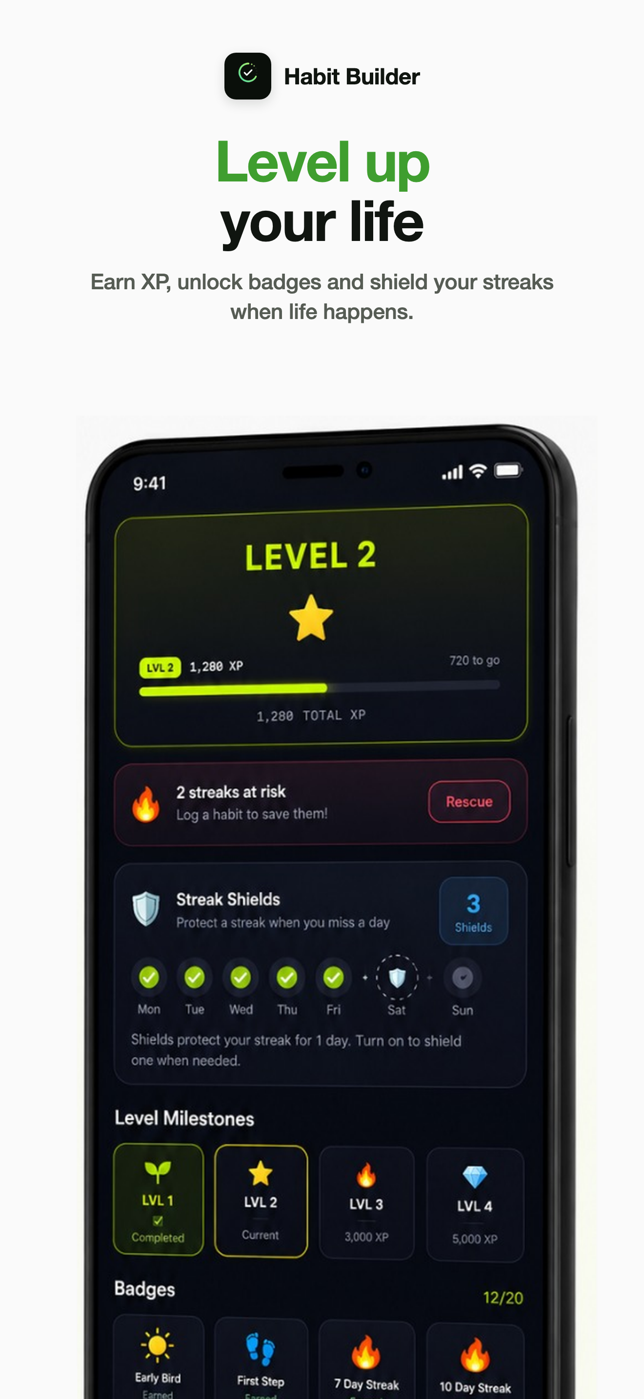 Habit Builder: Track & Streak screenshot 4