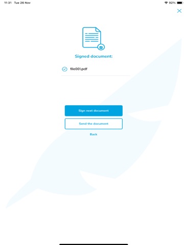 Certum SimplySign iPad screenshot 2