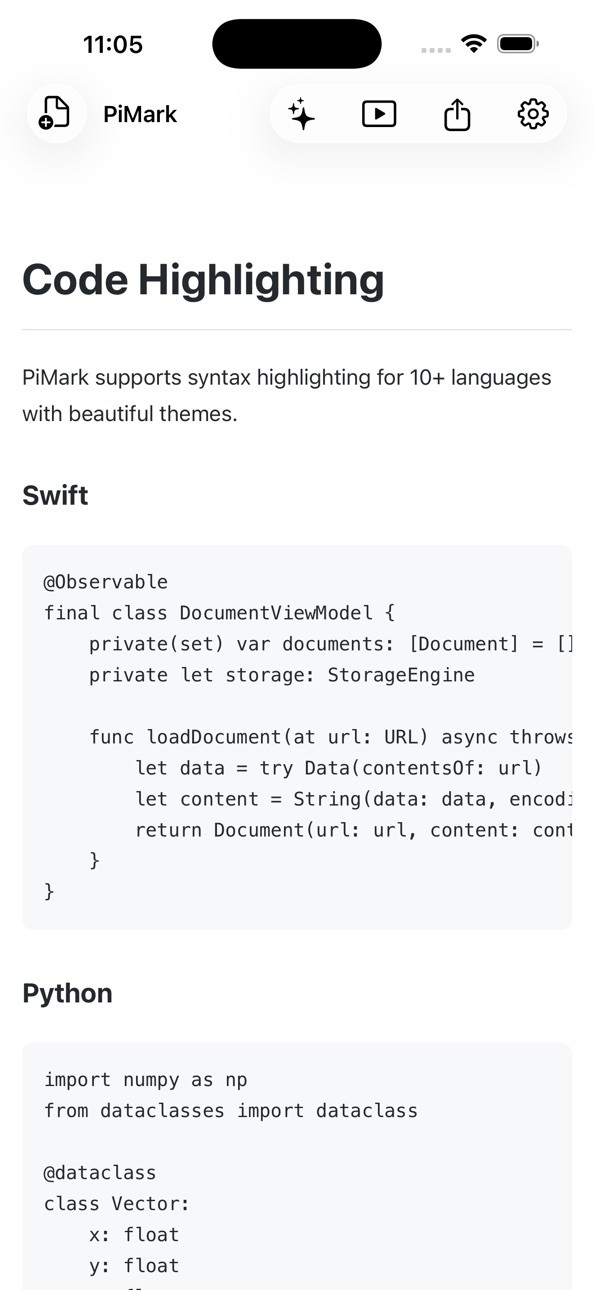 iPhone screenshot