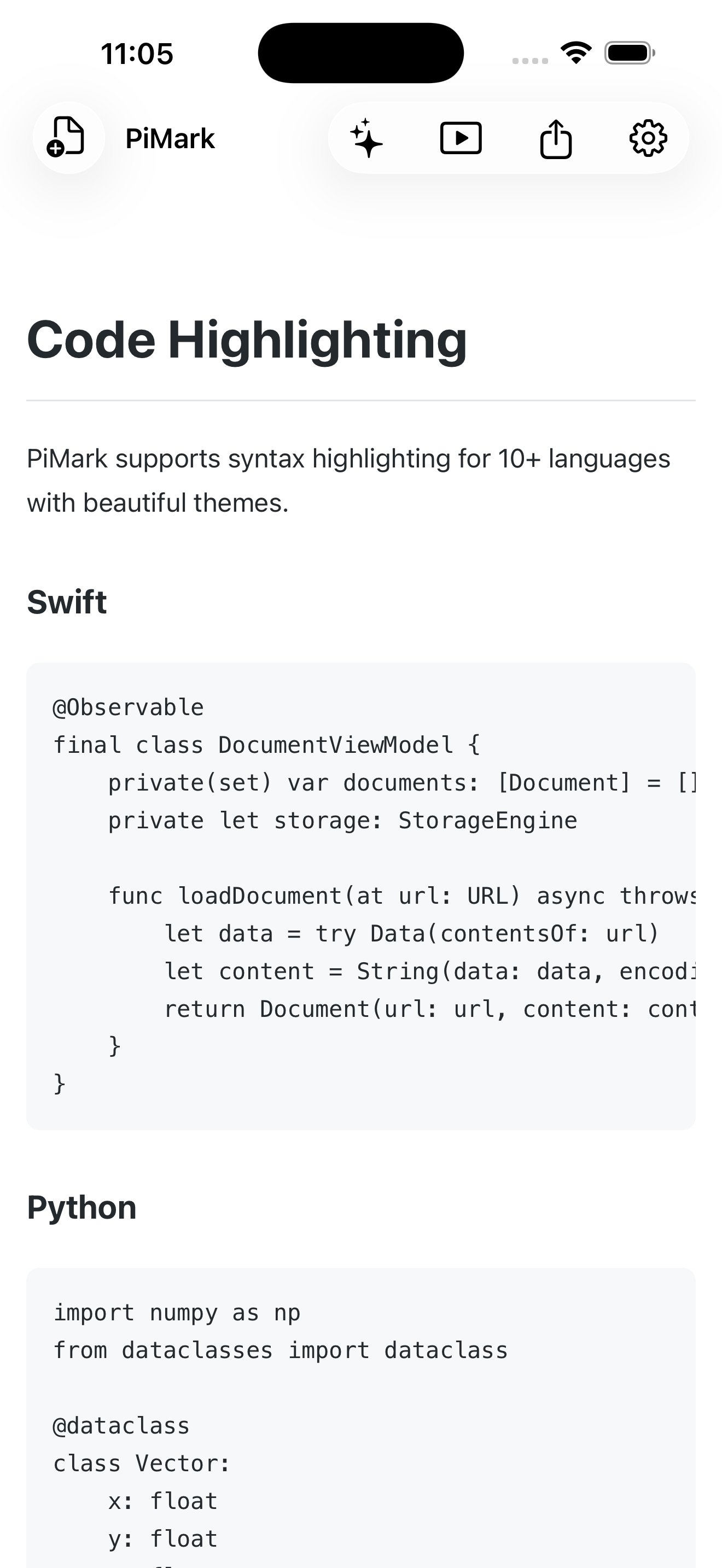 PiMark