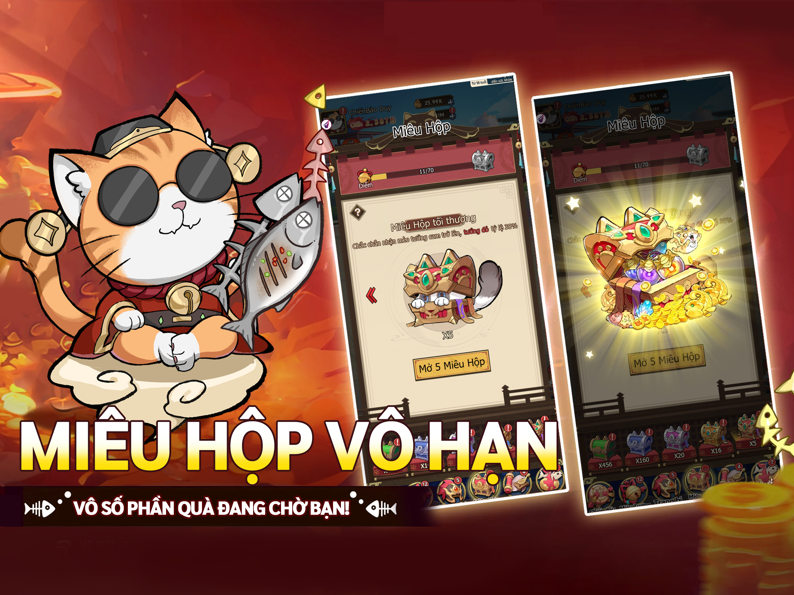 Miêu Đế Tam Quốc-Idle Game