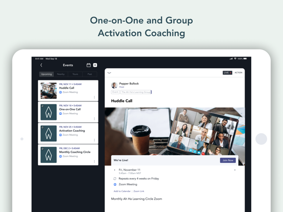 The Academy Within iPad screenshot 2 - Business app