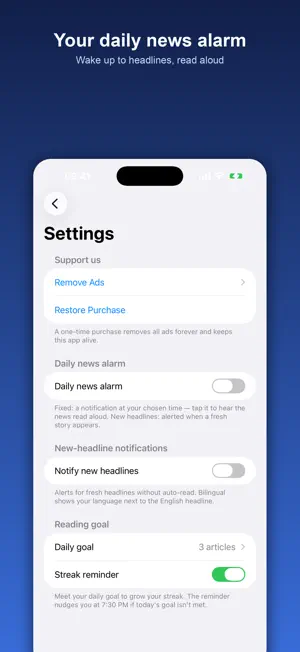 English News Reader screenshot 4