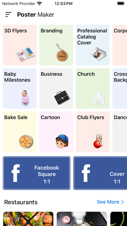 #1. Poster Maker, Flyer Maker App (iOS) 由: Ravi Munjani